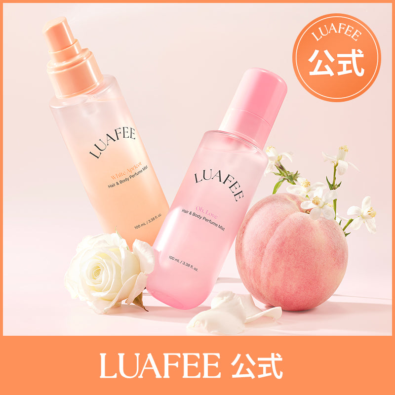 【AMAZON LUAFEE 公式】ヘア＆ボディパフュームミスト ホワイトアプリコット 桃 ジャスミン ムスク ピーチ香水 フレグランス