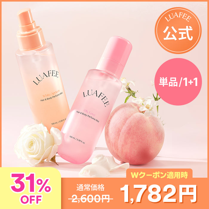 [Qoo10 メガポ] ヘア＆ボディパフュームミスト(ホワイトアプリコット/100ml)