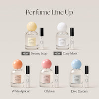 [AMAZON JP] LUAFEE オードパルファム ミニチュア 5ml 5種セット 香水 お試しセット(ホワイトアプリコット+オーラブ+ダイブガーデン+コージームスク+スティーミーソープ)